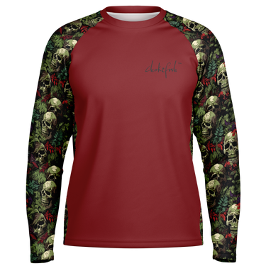 Chokefish™ Long Sleeve Every Day All Weather Skulls Shirt Men's-025